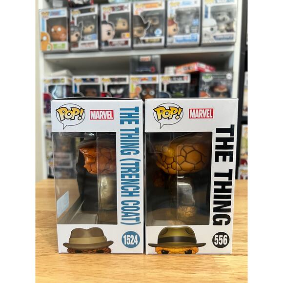 2 EXC Disguised The Thing Funko Pops VAULTED #556 First Steps #1524 Fantastic 4 - Picture 2 of 6